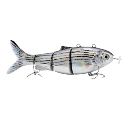 Leurre de pêche bionique nageur multi-articulé