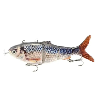 Leurre de pêche bionique nageur multi-articulé