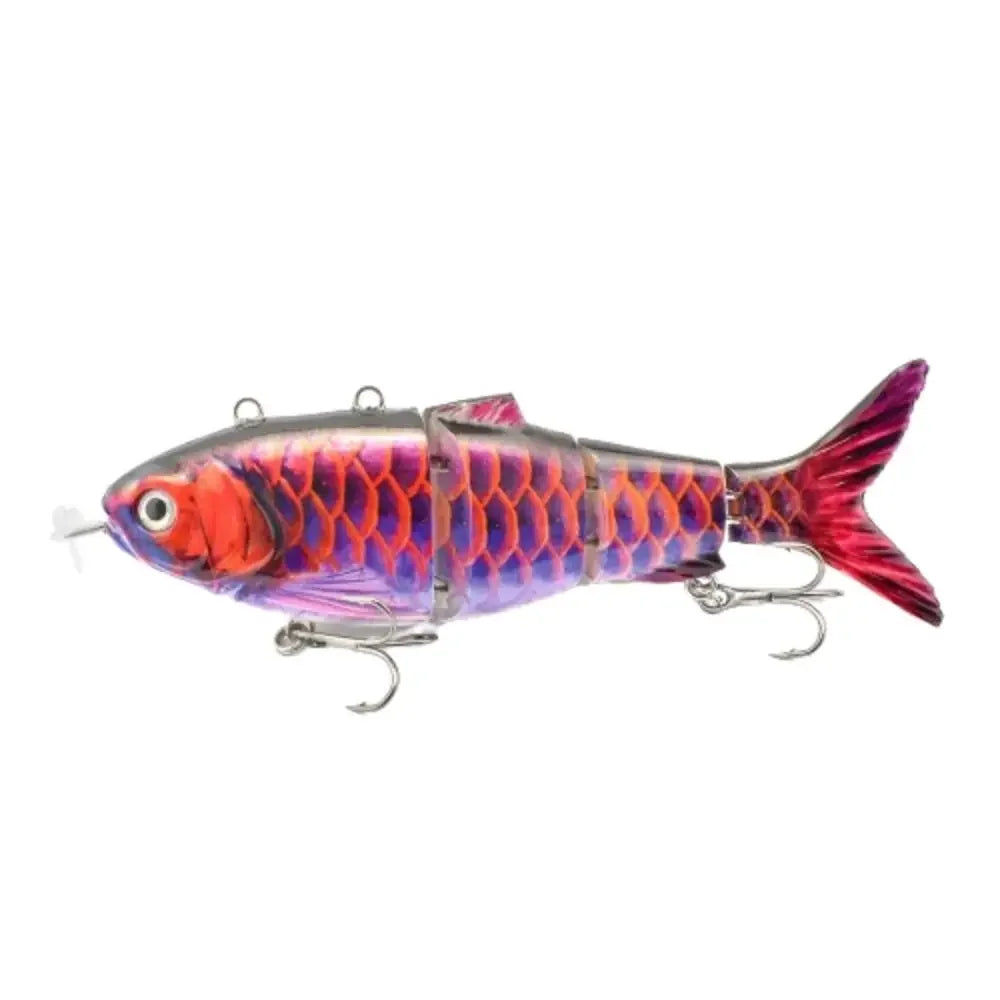 Leurre de pêche bionique nageur multi-articulé