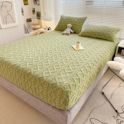 Protège-matelas chaud de luxe (extra doux)