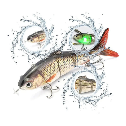 Leurre de pêche bionique nageur multi-articulé