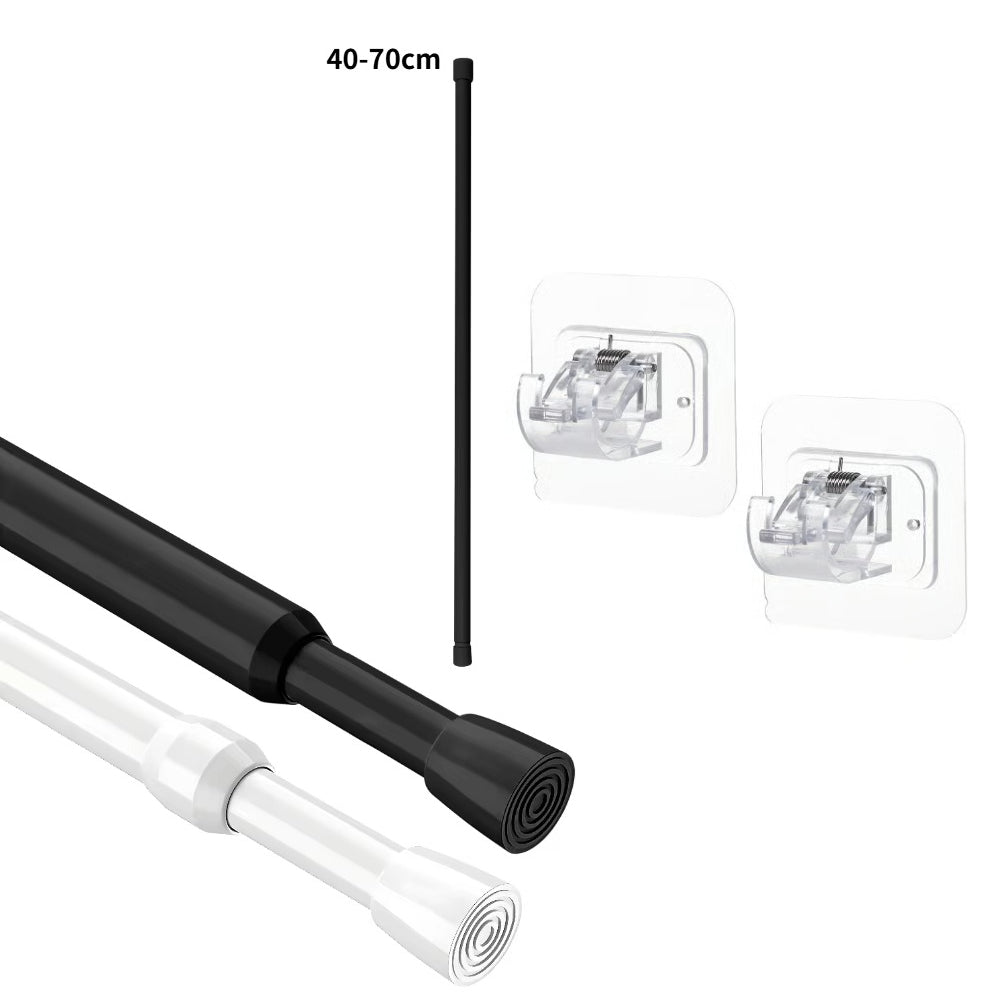Supports de tringle à rideaux réglables sans clous (Lot de 2)