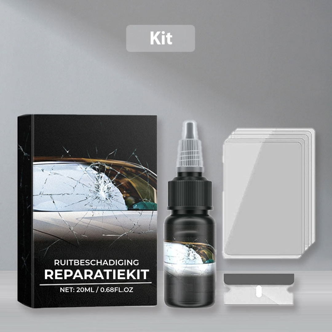 Kit de Réparation de Vitre Auto – Pour fissures et rayures