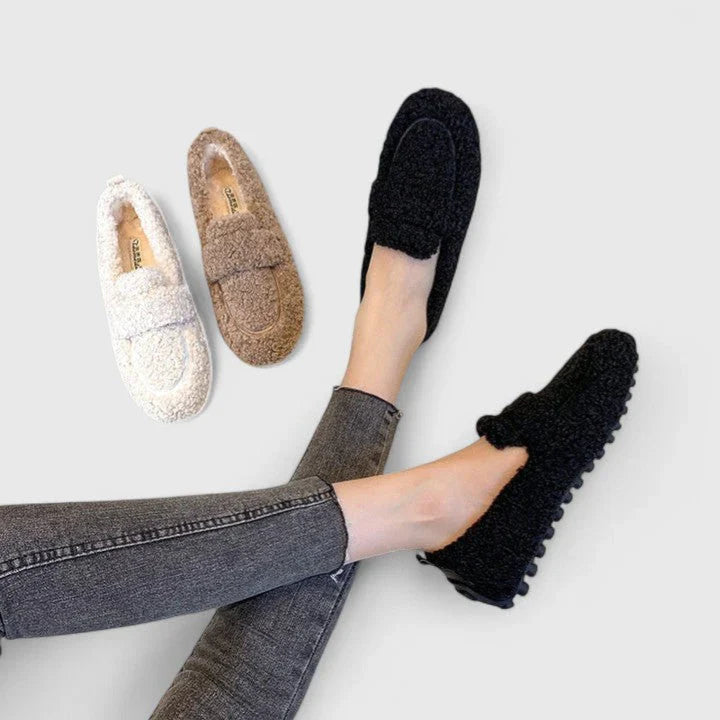 Mocassins en Polaire Sherpa de Luxe : 1+1 Gratuit !