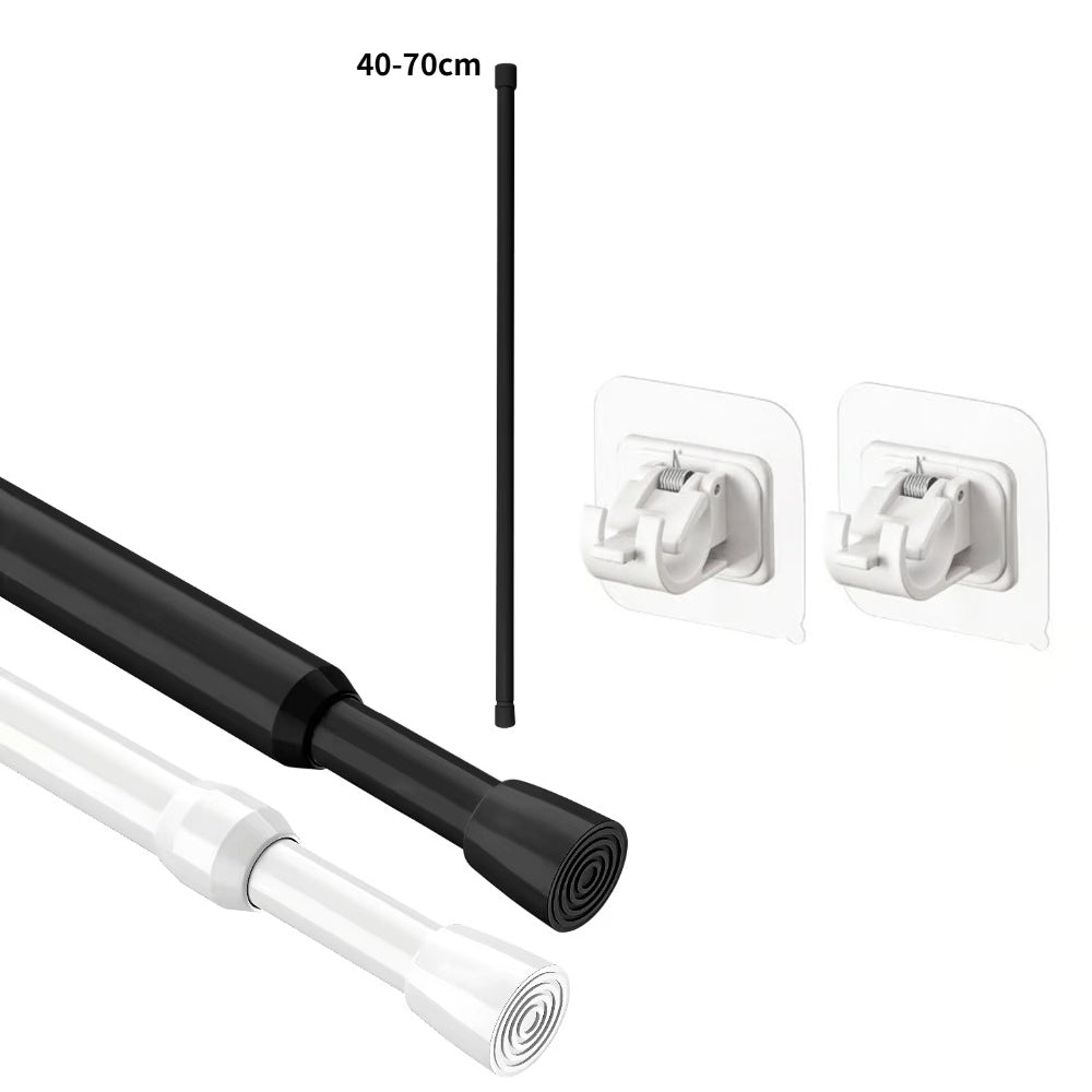Supports de tringle à rideaux réglables sans clous (Lot de 2)