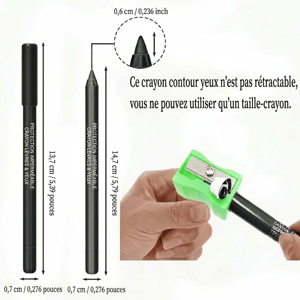 Kit de 14 eye-liners gel colorés imperméables 👁️🌈✏️