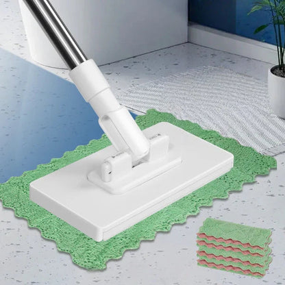 Kit balai serpillère à pince avec mécanisme d'essorage