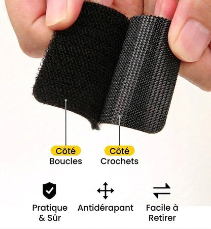 Bande scratch auto-adhésive puissante (1 lot de 20 pièces)