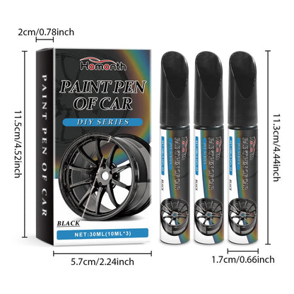 Stylo de réparation de rayures pour jantes - Lot de 3