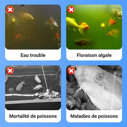 Clarificateur d'eau puissant pour aquarium - 100ml - Contre l'eau trouble