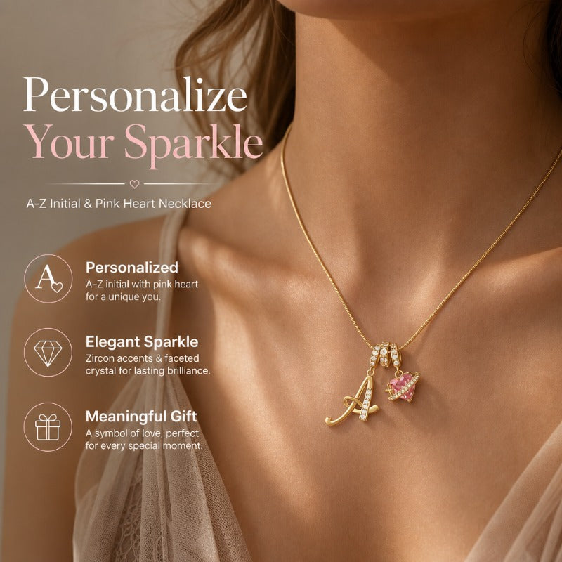 Élégant collier avec pendentif cœur