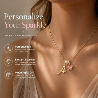 Élégant collier avec pendentif cœur
