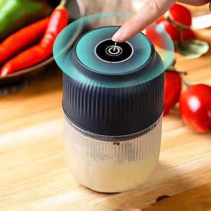 Mini hachoir sans fil – Hachoir électrique pour ail et oignon – Rechargeable par USB