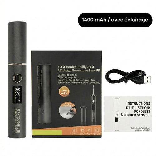 Stylo à souder rechargeable par USB