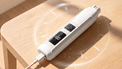 Lime à ongles électrique pour animaux avec indicateur de batterie LED