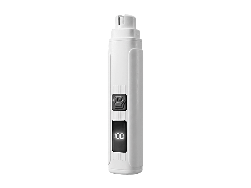 Lime à ongles électrique pour animaux avec indicateur de batterie LED