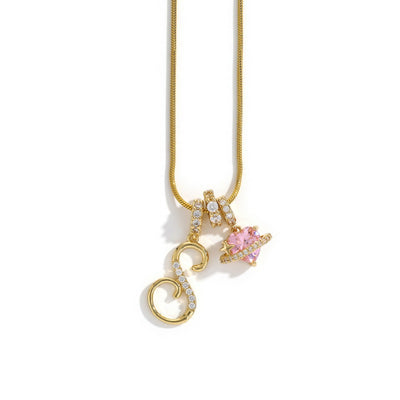 Élégant collier avec pendentif cœur