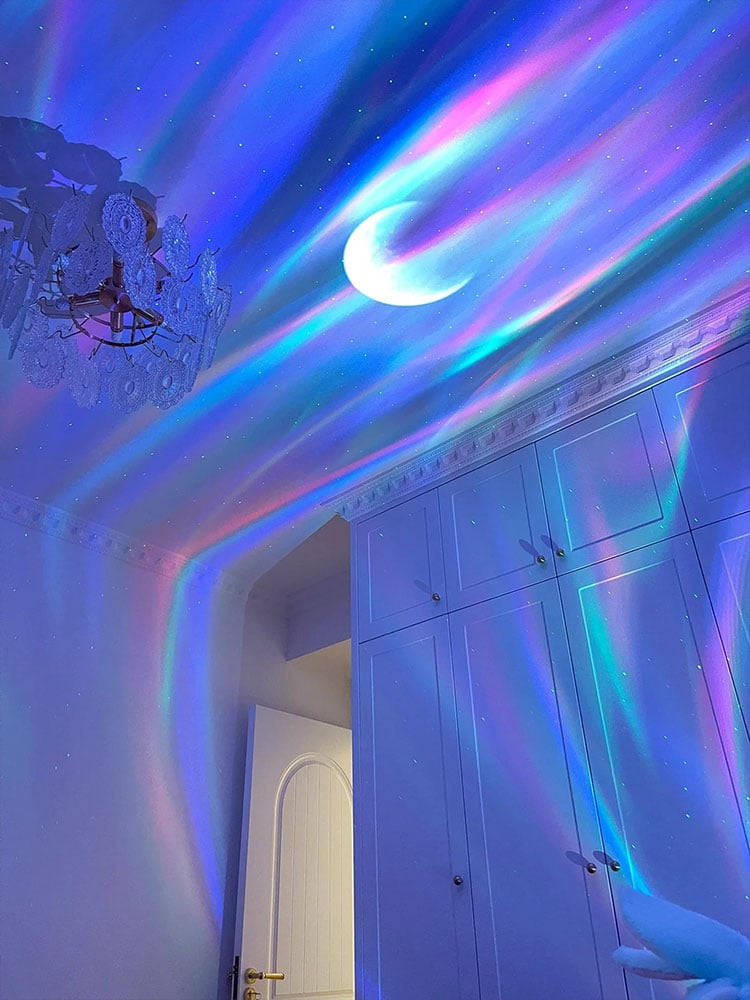 Projecteur 2-en-1 Aurore boréale et ciel étoilé