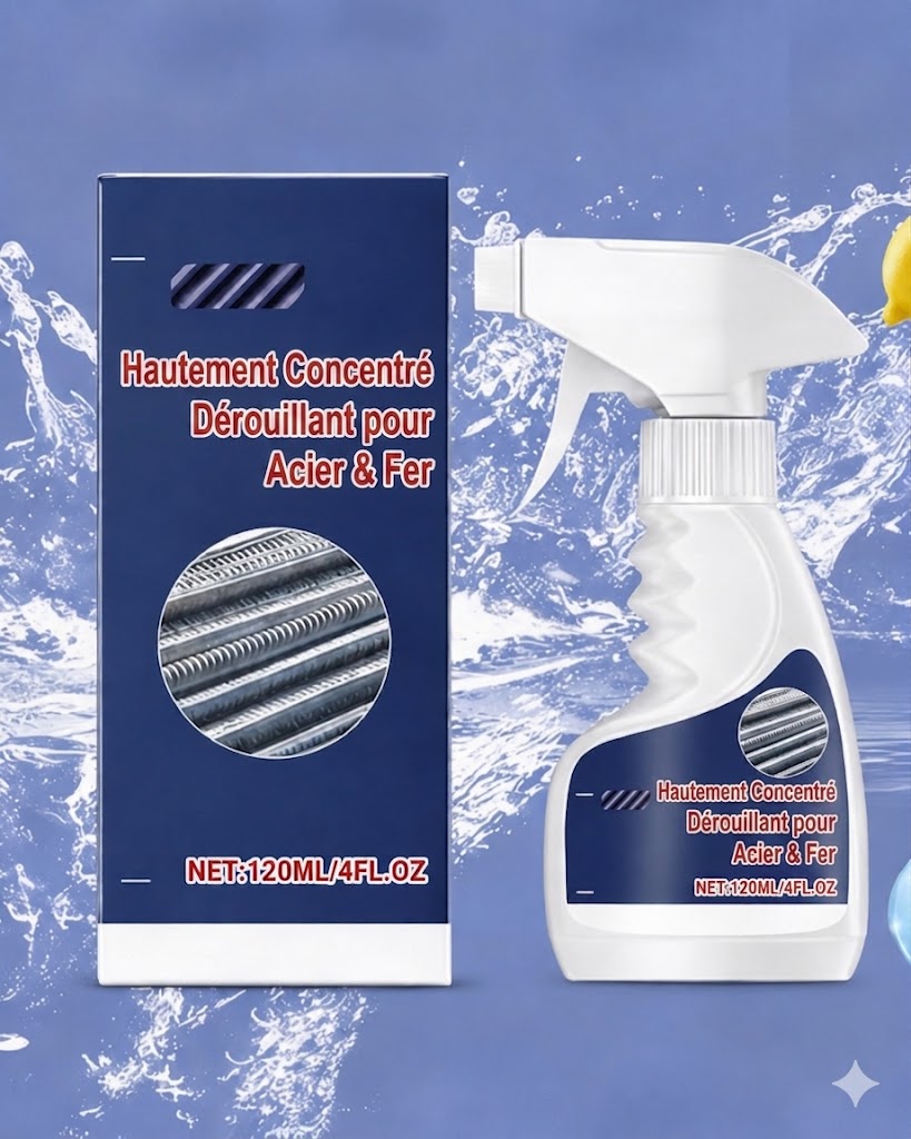 Spray dissolvant de rouille puissant
