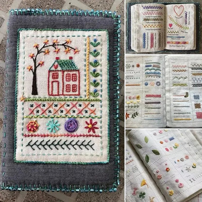 🌈Idéal pour débutants💕 Livret d'apprentissage des points de broderie