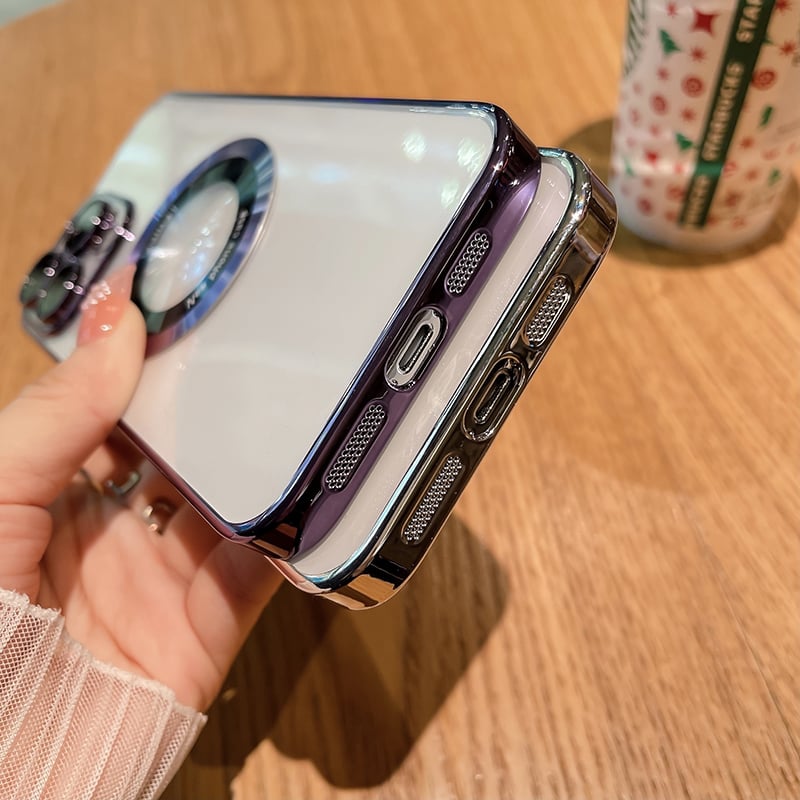 Coque MagSafe pour iPhone [Modèle] - Transparente (Magnétique)