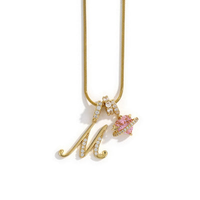 Élégant collier avec pendentif cœur
