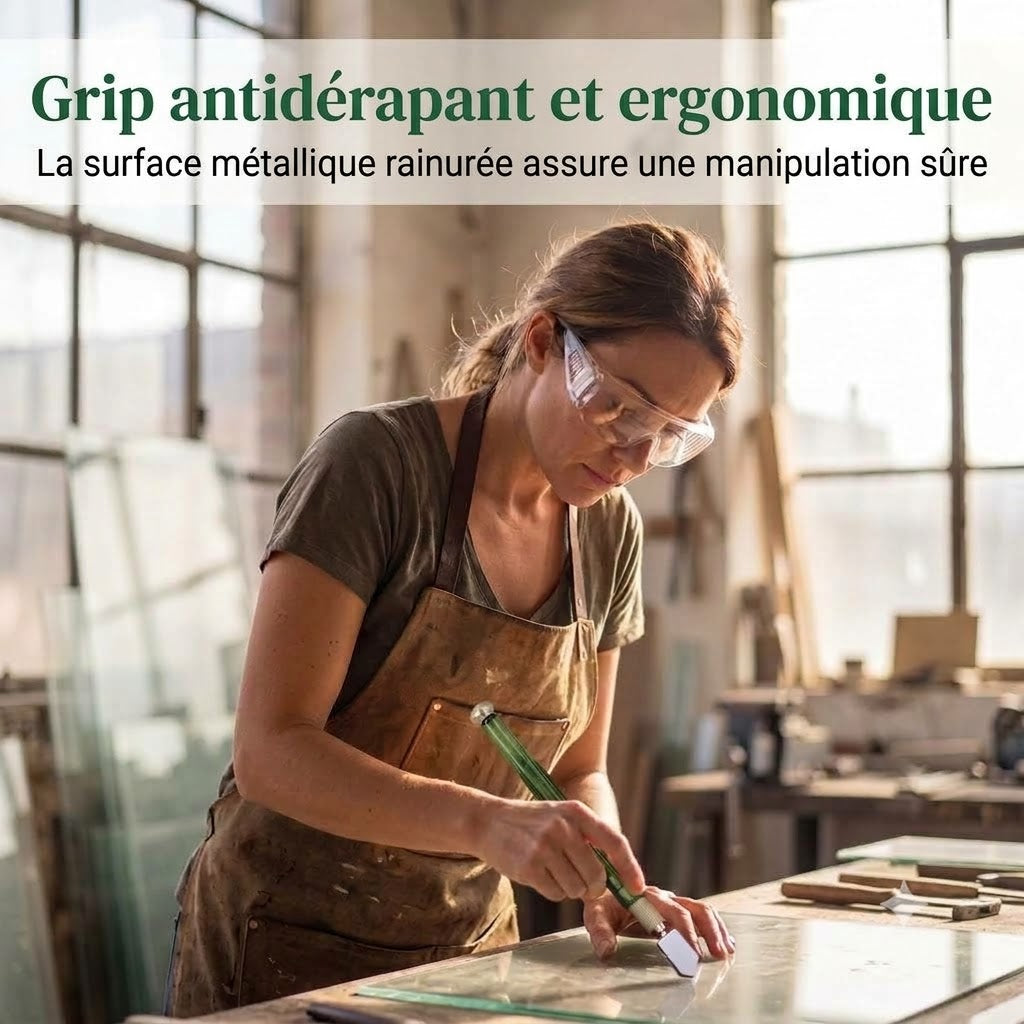 Coupe-verre diamant professionnel – Molette de coupe en alliage trempé