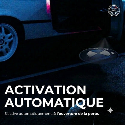 Kit de projecteurs LED avec logo pour portières de voiture | 1 lot (2 pièces)
