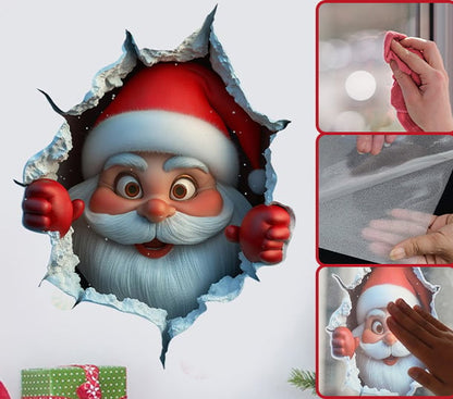 Autocollant mural Père Noël