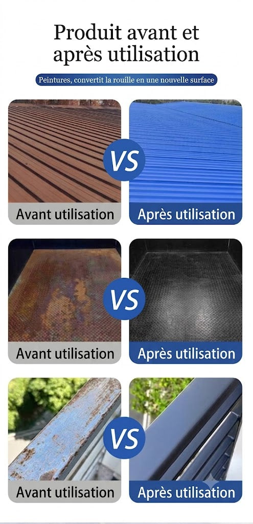 Peinture métaux antirouille à l'eau