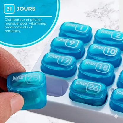 Pilulier mensuel 31 jours