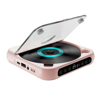 Lecteur CD Portable avec Bluetooth – Discman Rechargeable pour Voiture et Voyages (Anti-Choc)