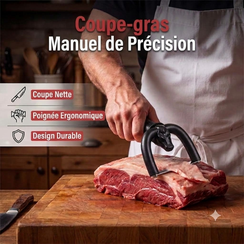 Dégraisseur / pareur de gras manuel pour bœuf et porc