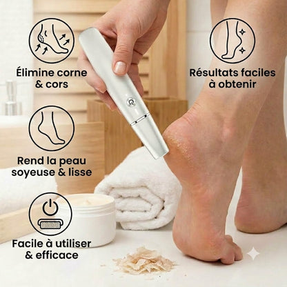 Râpe électrique pour les pieds
