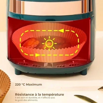 Paniers en papier cuisson pour Airfryer - [100 pièces]