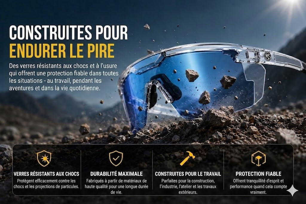 Lunettes de soleil de cyclisme – Lunettes de soleil à verres adaptatifs