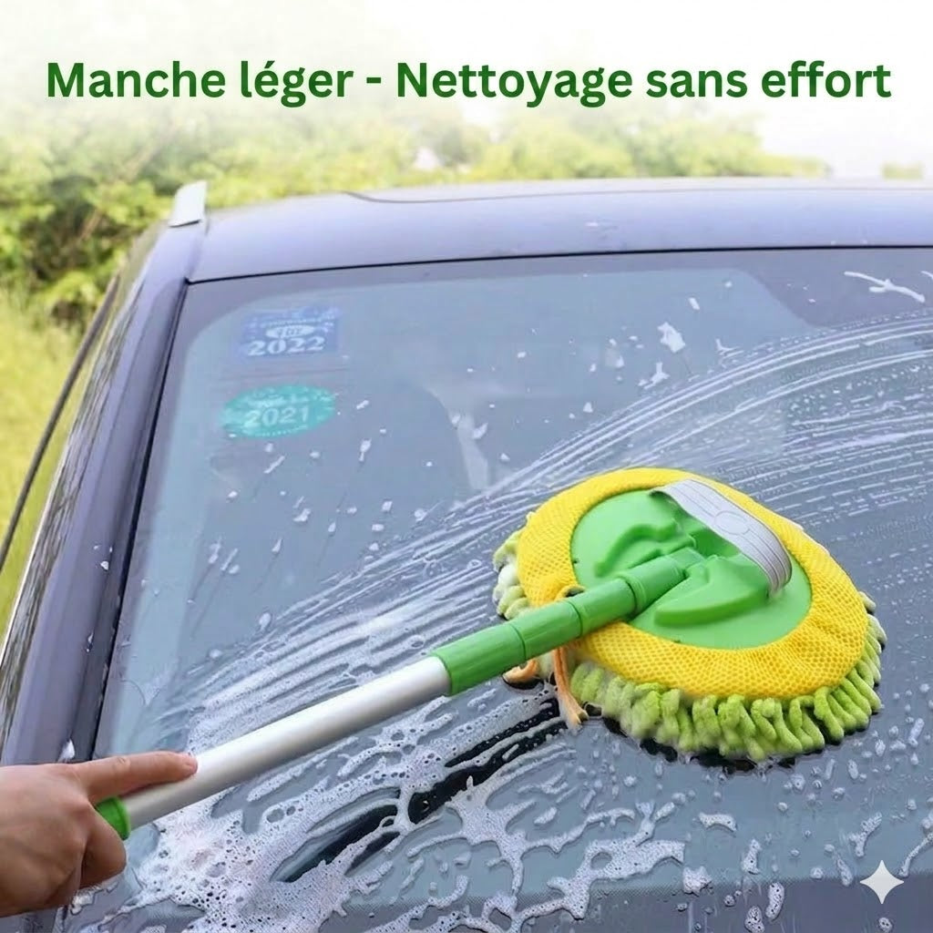 Balai de lavage de voiture télescopique