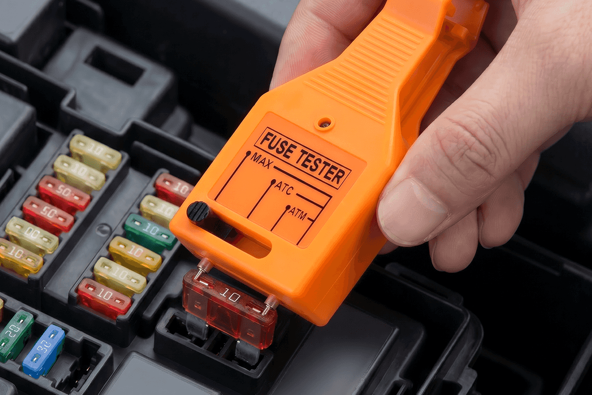 Testeur et extracteur de fusibles de voiture 2-en-1 – Contrôle rapide et remplacement facile