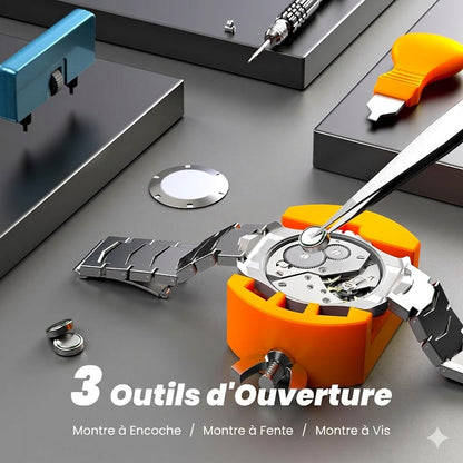 Kit de réparation de montres professionnel
