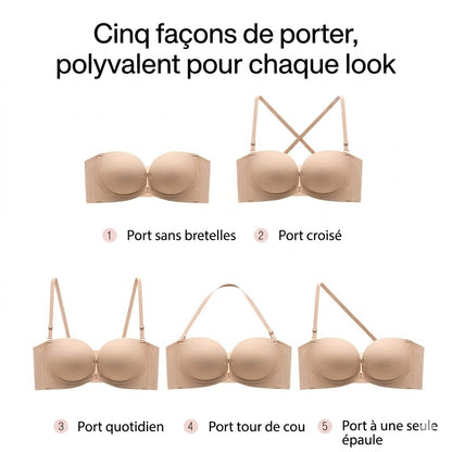 Soutien-gorge push-up avec fermeture sur le devant