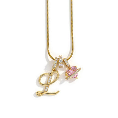Élégant collier avec pendentif cœur