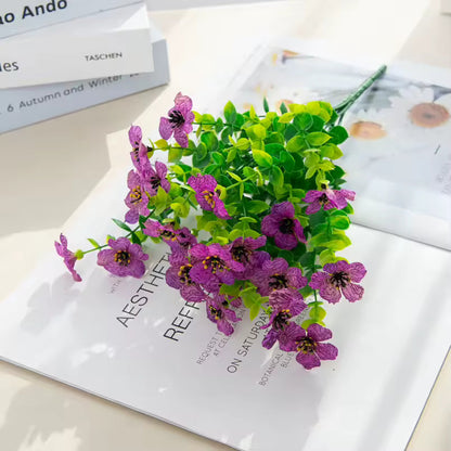 Fleur artificielle résistante aux UV - 4 pièces