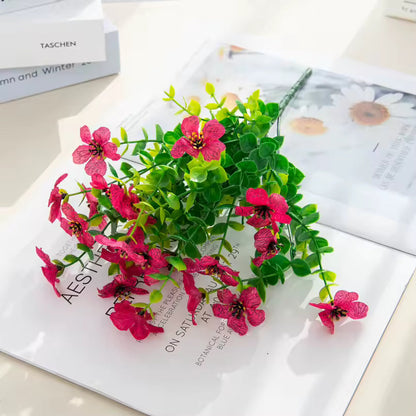 Fleur artificielle résistante aux UV - 4 pièces