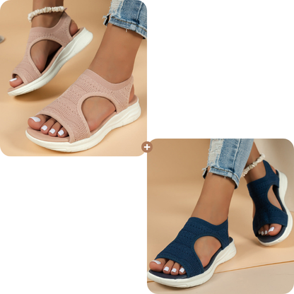 Sandales plates confortables et respirantes