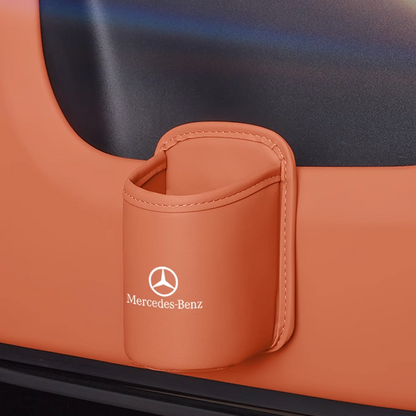 Porte-café à emporter en cuir - Porte-gobelet portable avec clip