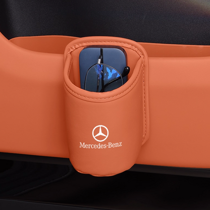 Porte-café à emporter en cuir - Porte-gobelet portable avec clip