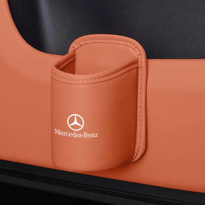 Porte-café à emporter en cuir - Porte-gobelet portable avec clip