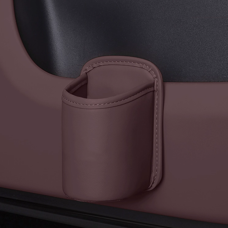Porte-café à emporter en cuir - Porte-gobelet portable avec clip
