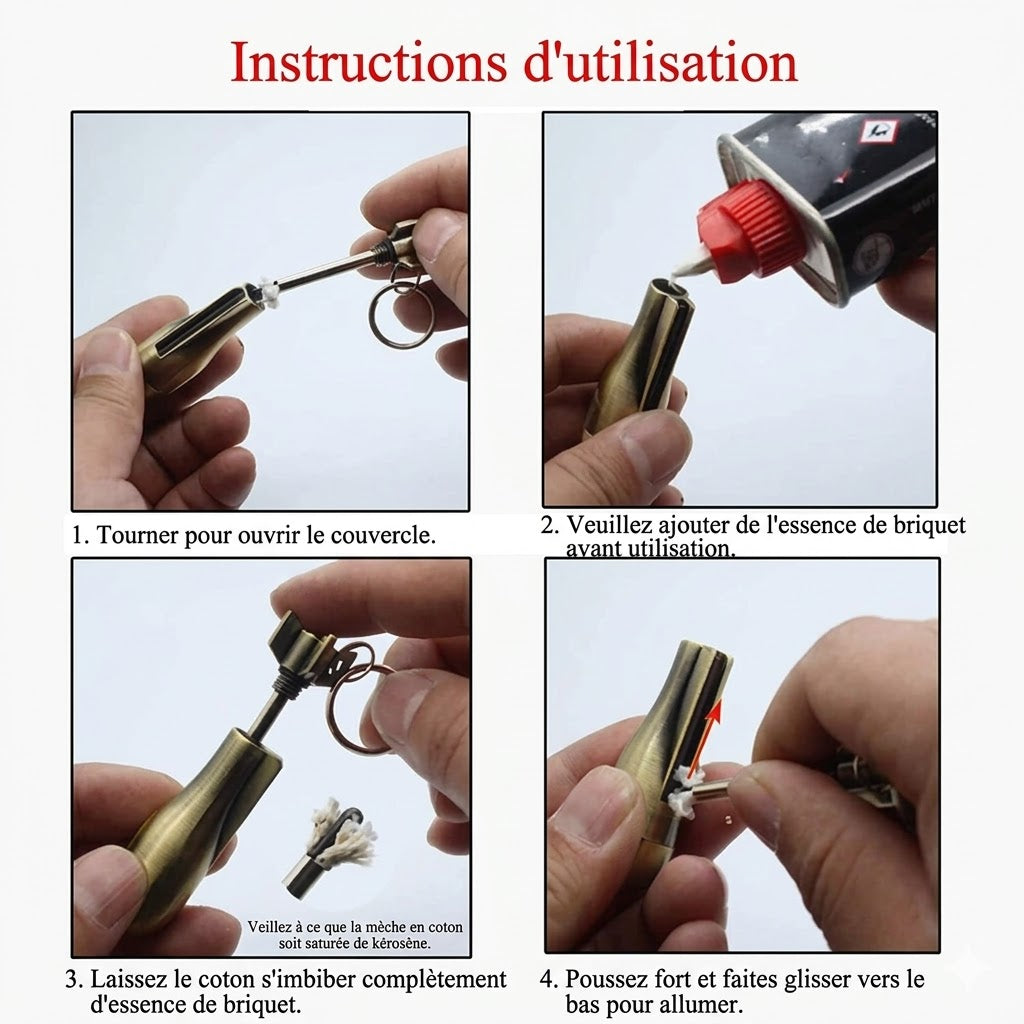 Le briquet qui ne s'éteint jamais
