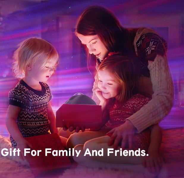 Projecteur 2-en-1 Aurore boréale et ciel étoilé